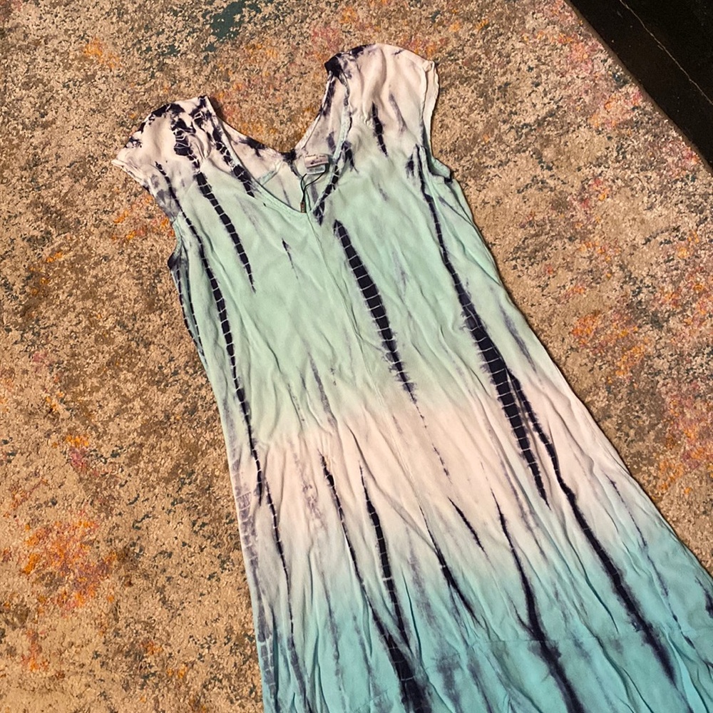 New Colorful Beach Maxi Dress L Mind Set by XCVI